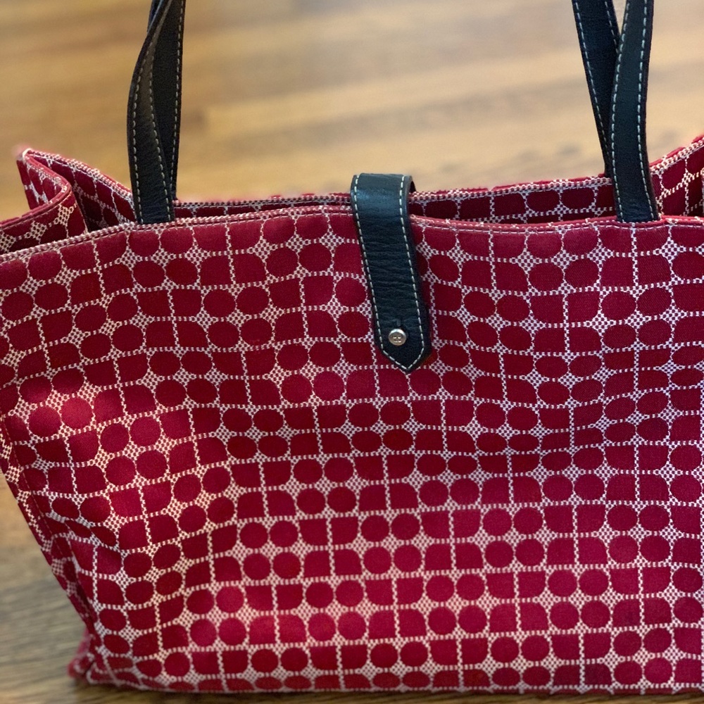 Large Red Dot Noel Kate Spade Tote